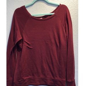 Very soft maroon pullover